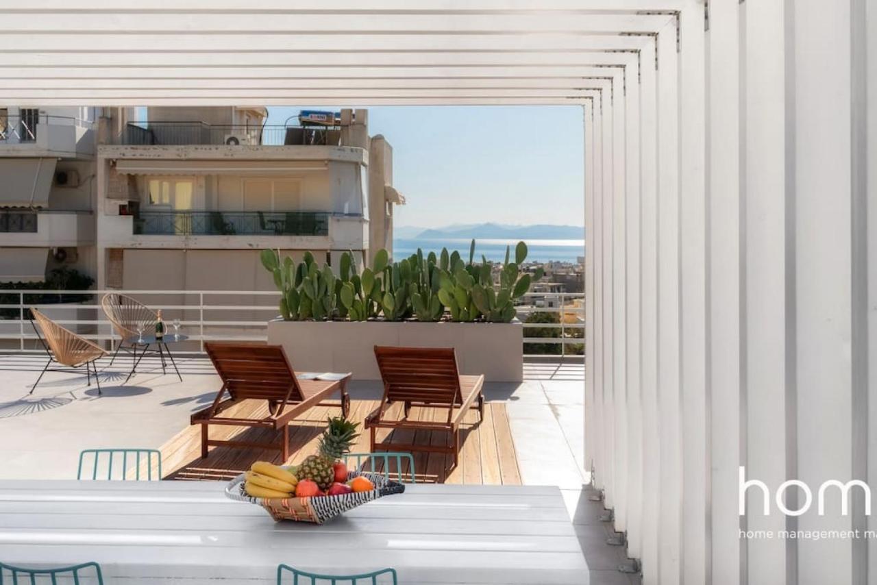 Brand New Homm Penthouse In Ano Glyfada, Dilou Apartment Athens Ngoại thất bức ảnh