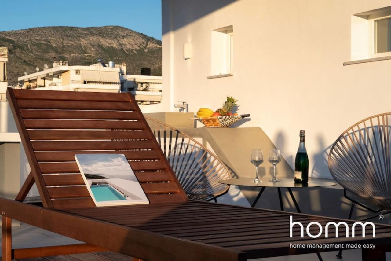 Brand New Homm Penthouse In Ano Glyfada, Dilou Apartment Athens Ngoại thất bức ảnh