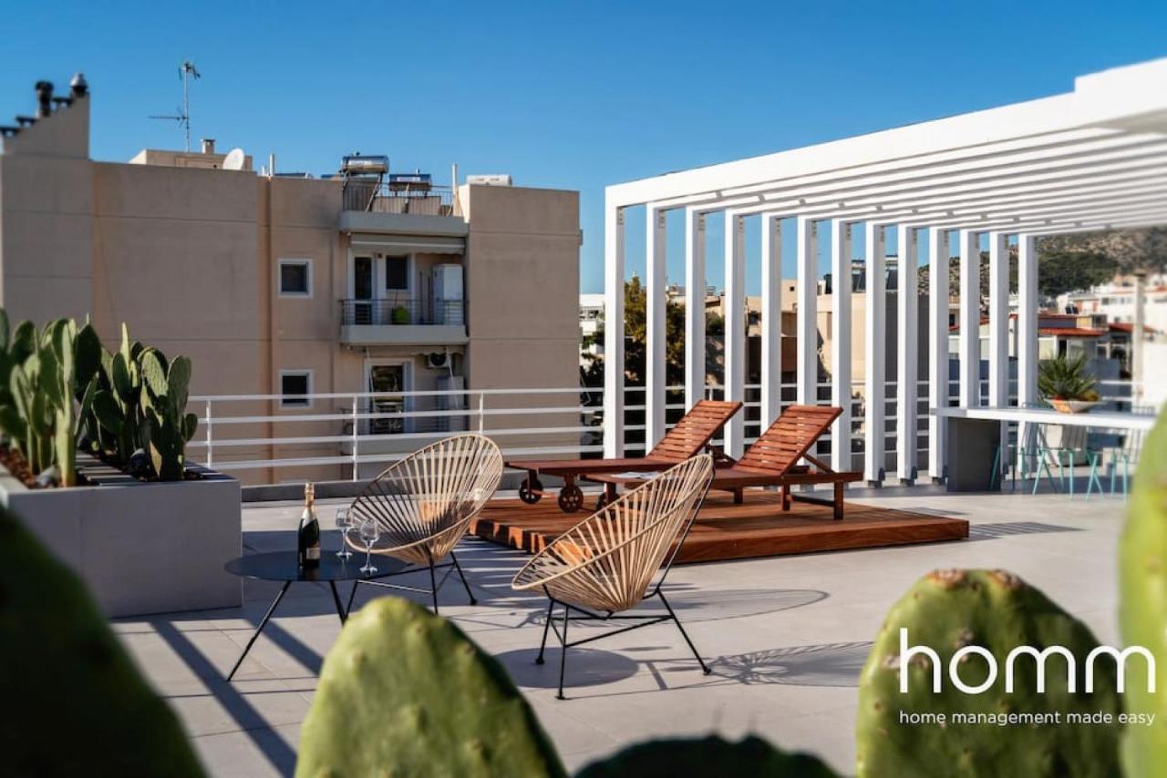Brand New Homm Penthouse In Ano Glyfada, Dilou Apartment Athens Ngoại thất bức ảnh