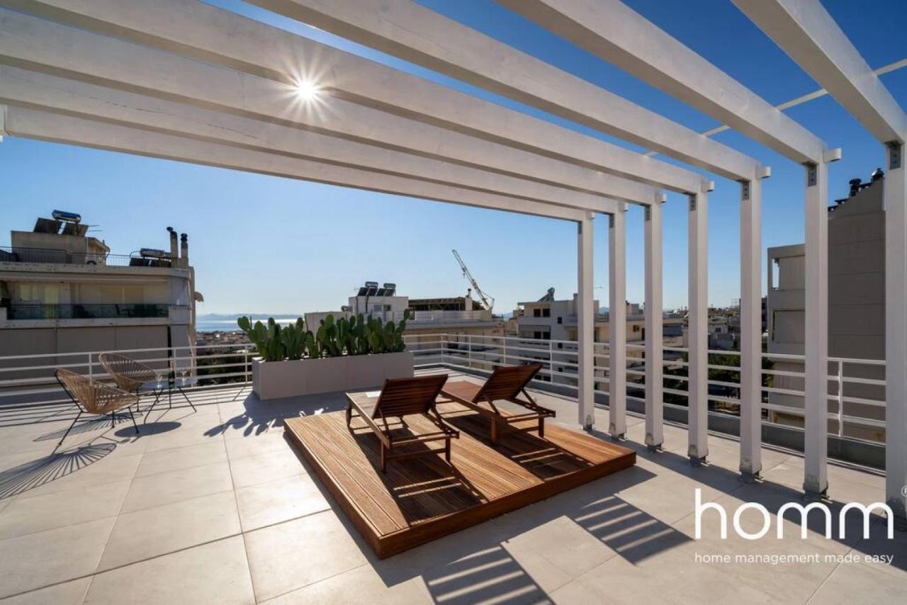 Brand New Homm Penthouse In Ano Glyfada, Dilou Apartment Athens Ngoại thất bức ảnh
